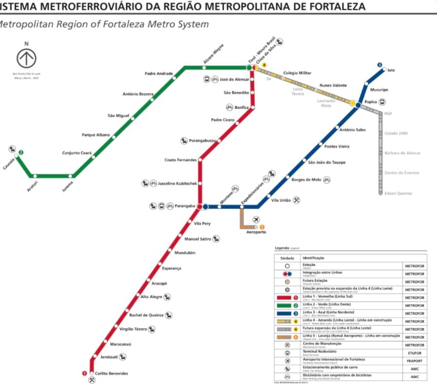 Metrô e VLT do Ceará preparam operação especial e reforçam transporte público para feriados e grandes fluxos